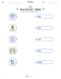 棕灶鸟的传说 - 阿根廷 可打印工作表预览