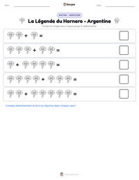Aperçu de la feuille de travail imprimable La Légende du Hornero - Argentine