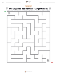 Die Legende des Hornero - Argentinisch druckbare Arbeitsblatt Vorschau