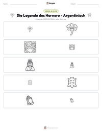 Die Legende des Hornero - Argentinisch druckbare Arbeitsblatt Vorschau