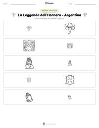 Anteprima della scheda stampabile di La Leggenda dell'Hornero - Argentina