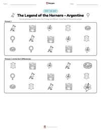 The Legend of the Hornero - Argentine printable worksheet preview