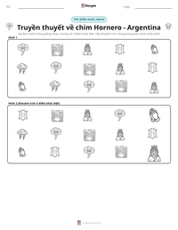 Xem trước tài liệu in sẵn Truyền thuyết về chim Hornero - Argentina