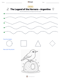 The Legend of the Hornero - Argentine printable worksheet preview