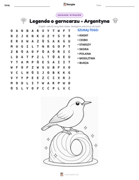 Podgląd drukowalnego arkusza ćwiczeń Legenda o garncarzu - Argentyna
