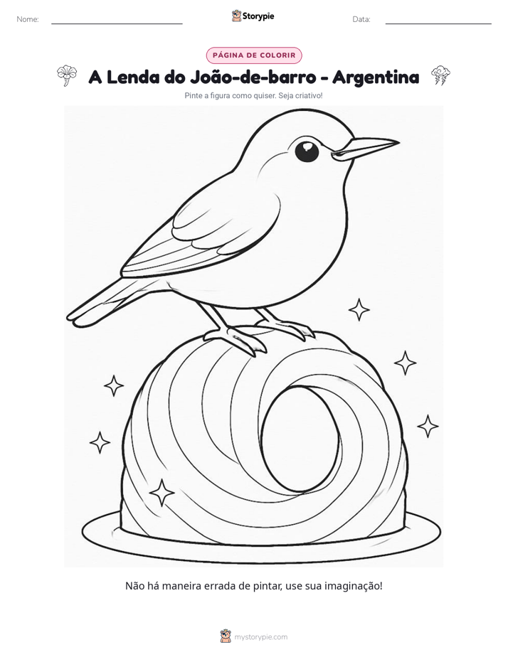 Página para colorir