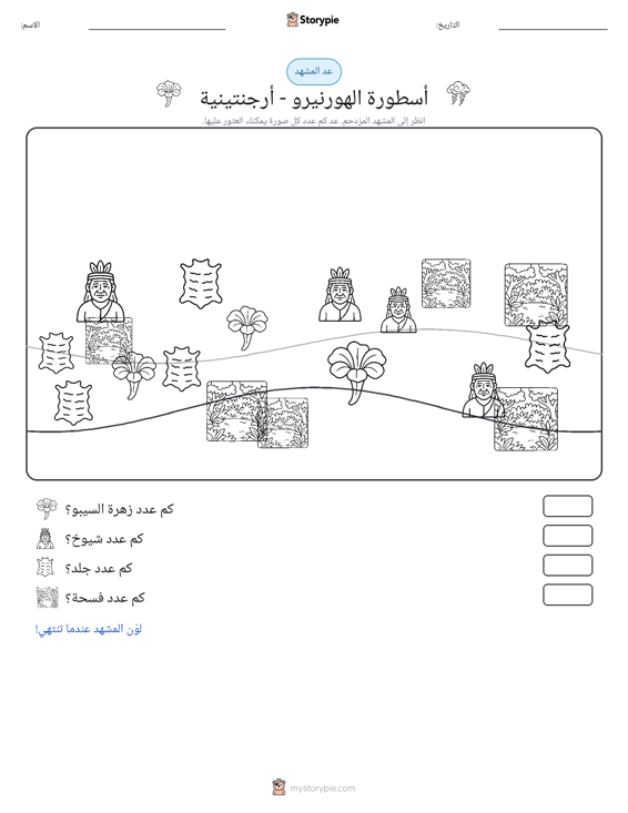 مشهد العد