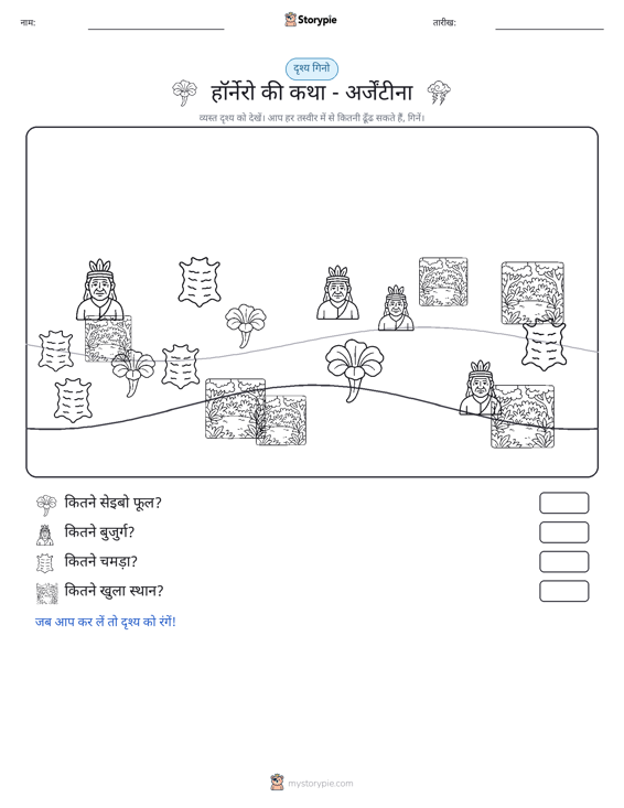गिनती दृश्य