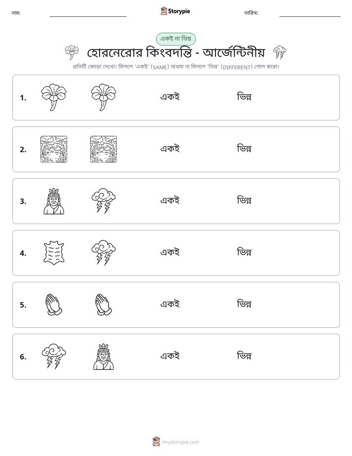 একই বা ভিন্ন