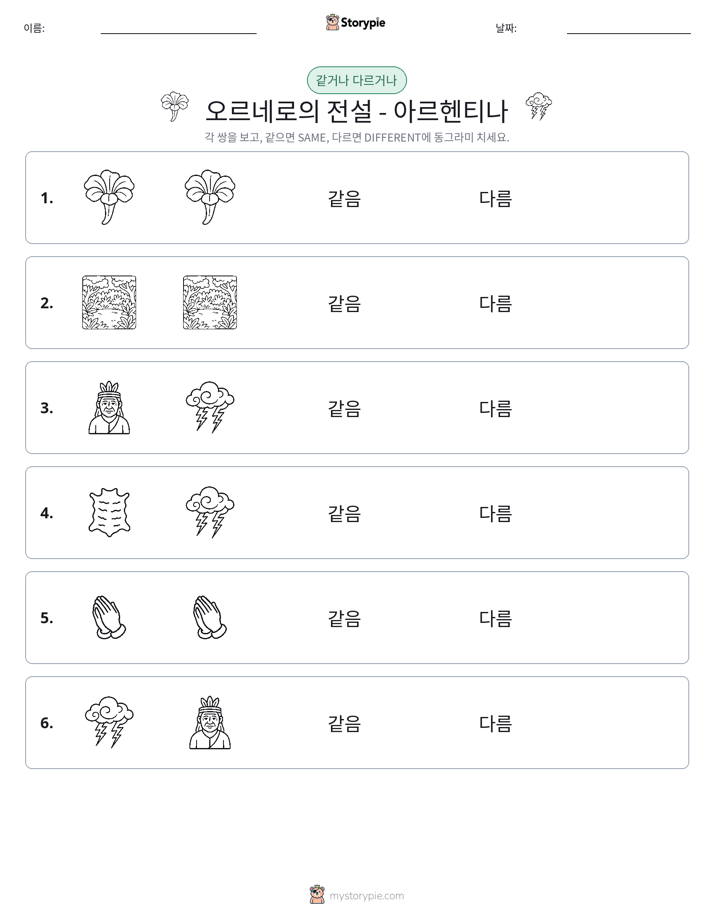 같은 것 또는 다른 것
