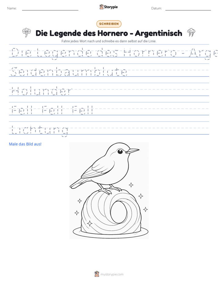 Schreibübung