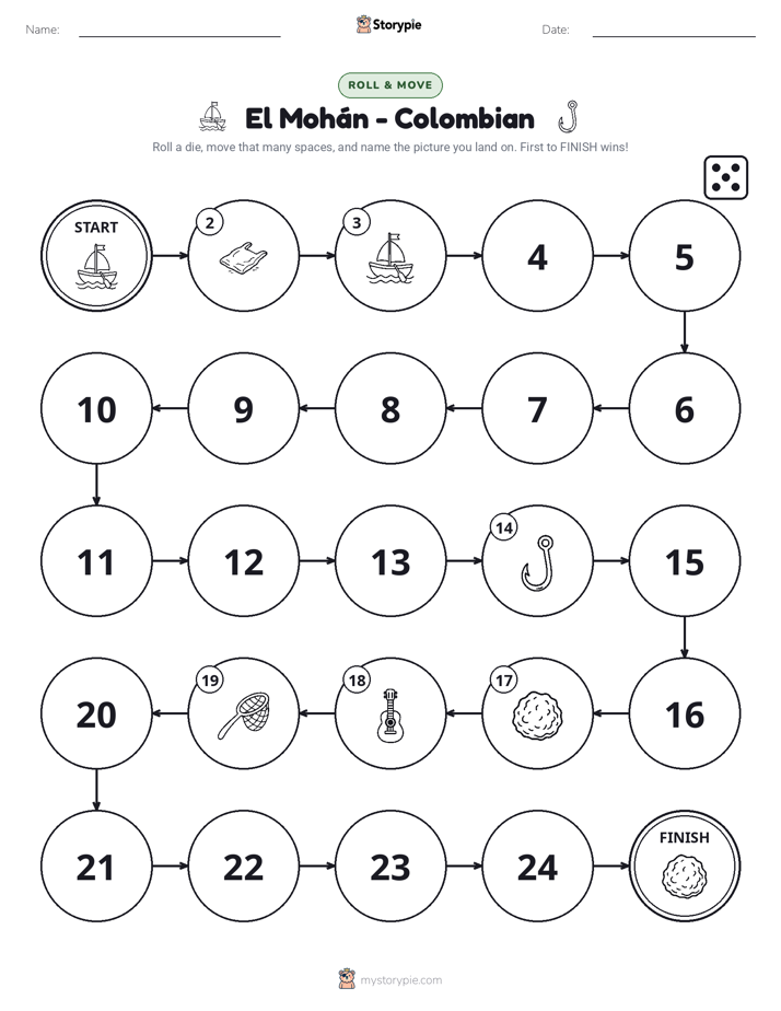 Roll & Move Game