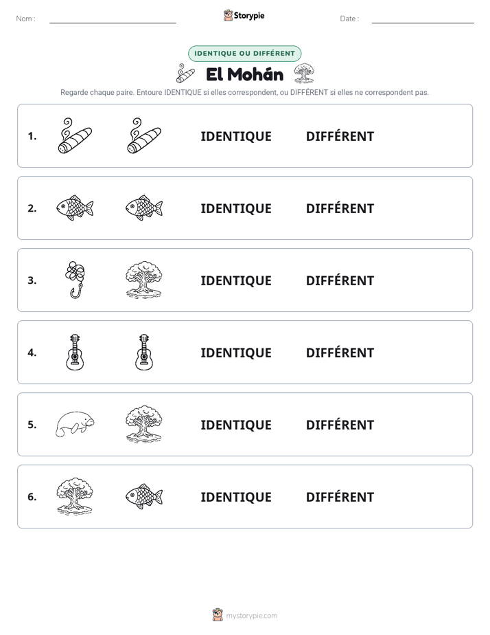 Identique ou Différent