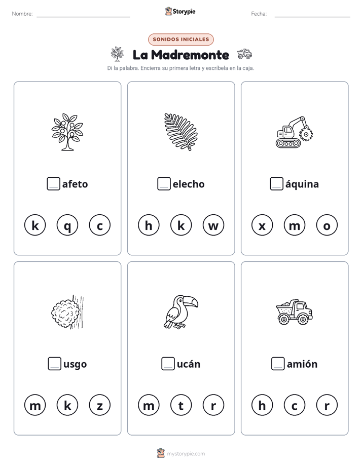 Sonidos Iniciales