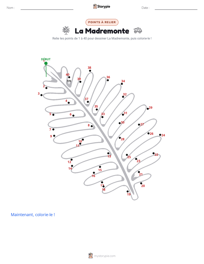 Relie les points