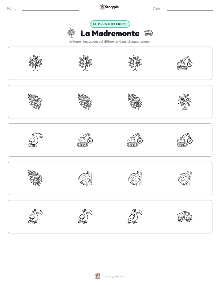 Celui qui ne correspond pas