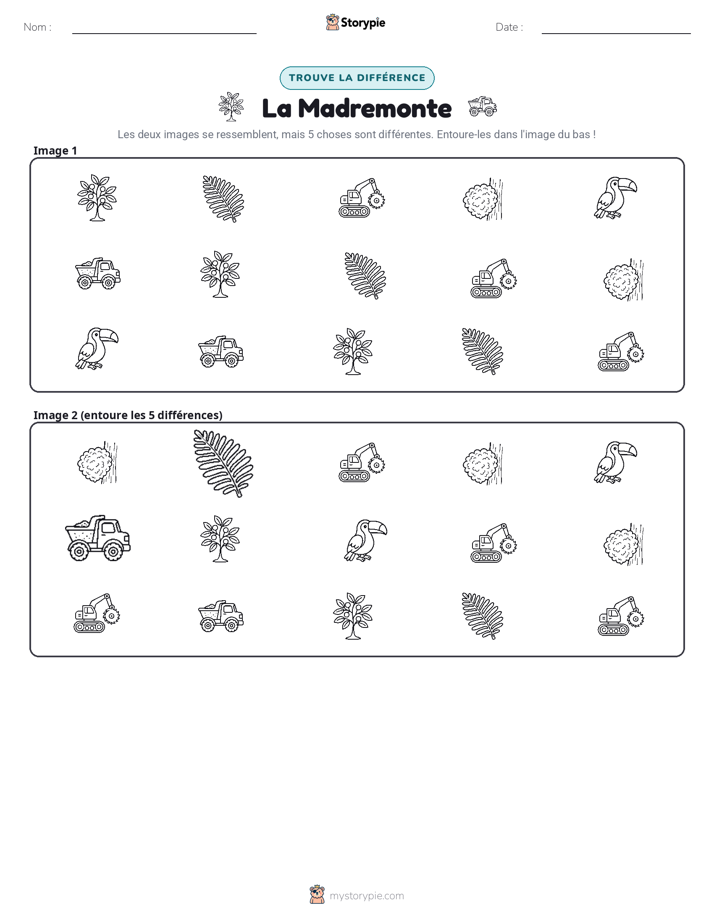 Trouvez les Différences