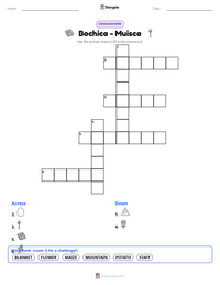 Bochica - Muisca printable worksheet preview