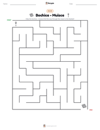 Bochica - Muisca printable worksheet preview