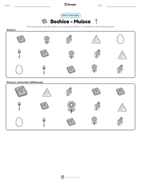 Bochica - Muisca printable worksheet preview