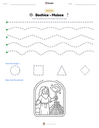Bochica - Muisca printable worksheet preview