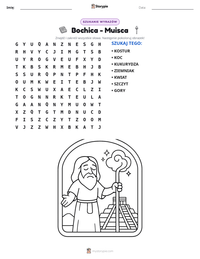 Podgląd drukowalnego arkusza ćwiczeń Bochica - Muisca