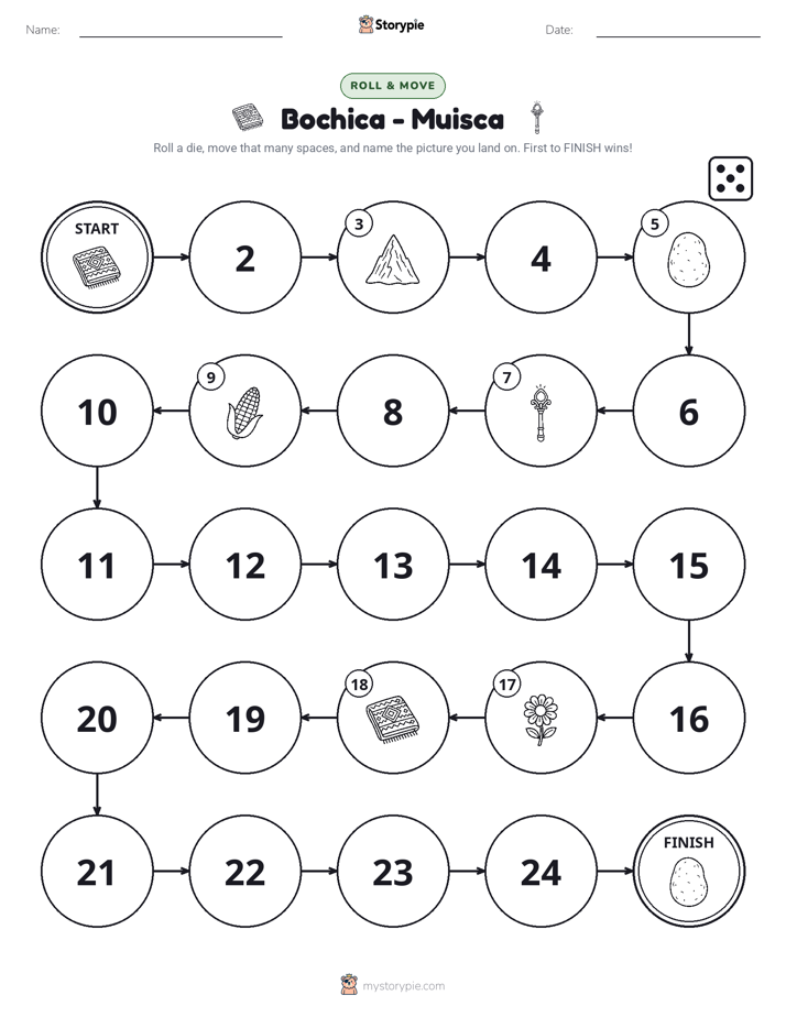 Roll & Move Game