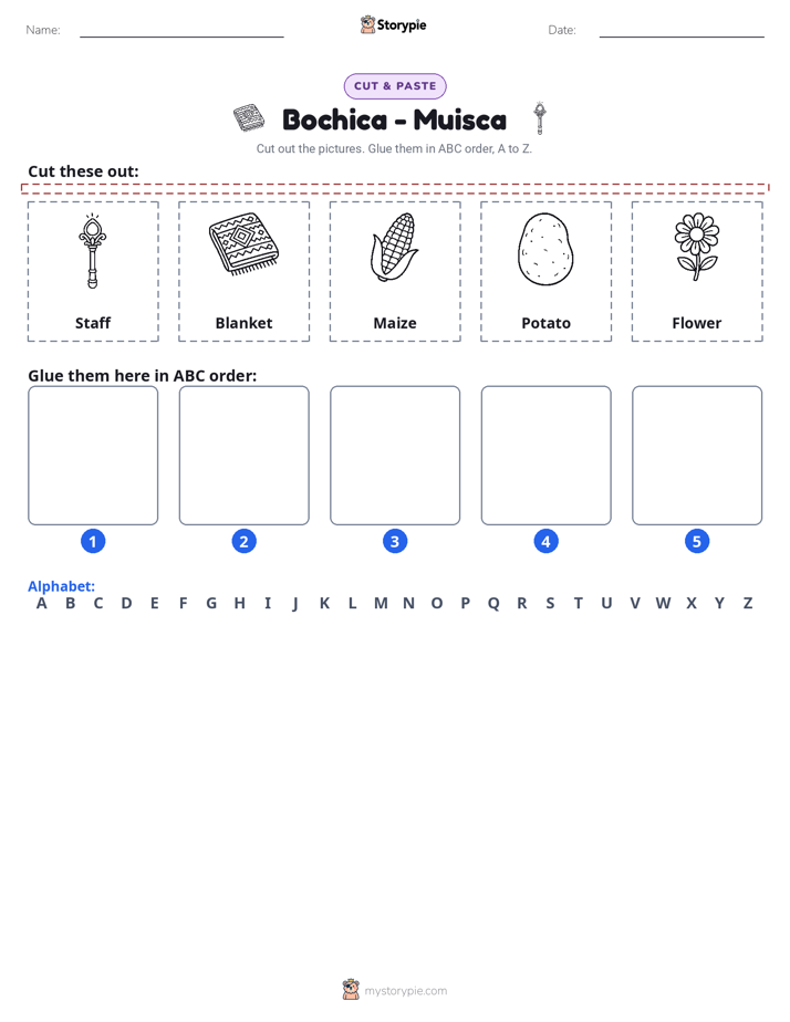 Cut & Paste Alphabet