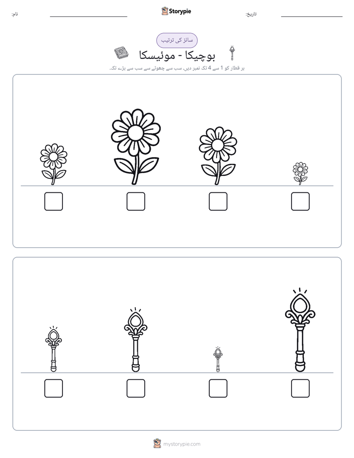 سائز کی ترتیب