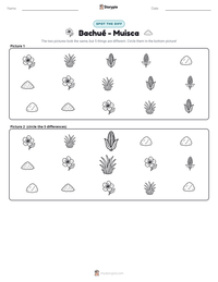 Bachué - Muisca printable worksheet preview