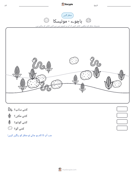 گنتی کا منظر