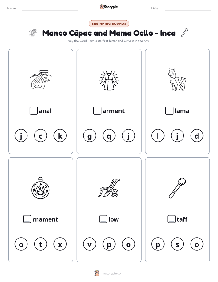 Beginning Sounds