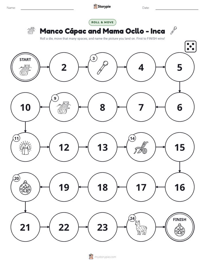Roll & Move Game