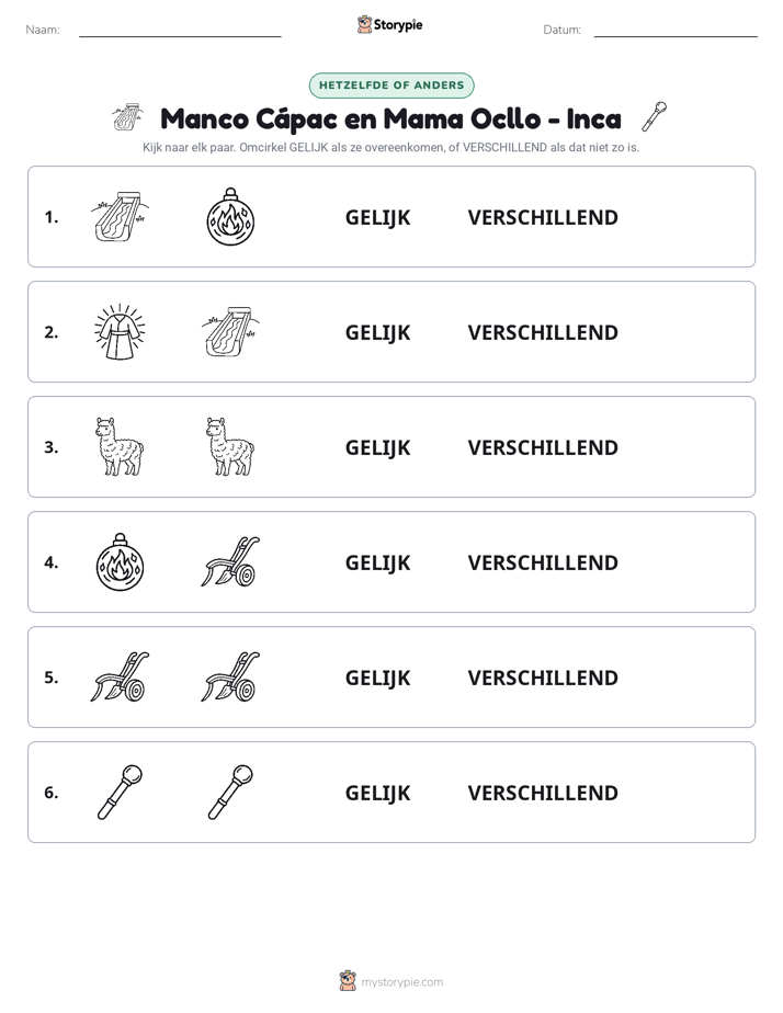 Zelfde of Verschillend