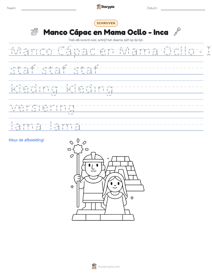 Schrijf Oefening