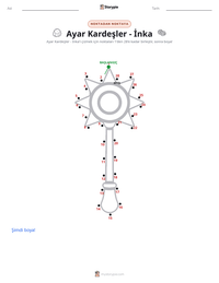 Ayar Kardeşler - İnka yazdırılabilir çalışma sayfası önizlemesi