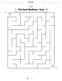 The Ayar Brothers - Inca printable worksheet preview