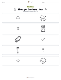 The Ayar Brothers - Inca printable worksheet preview