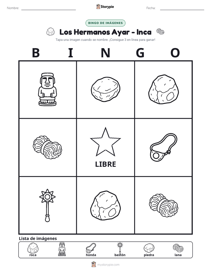 Bingo de Imágenes