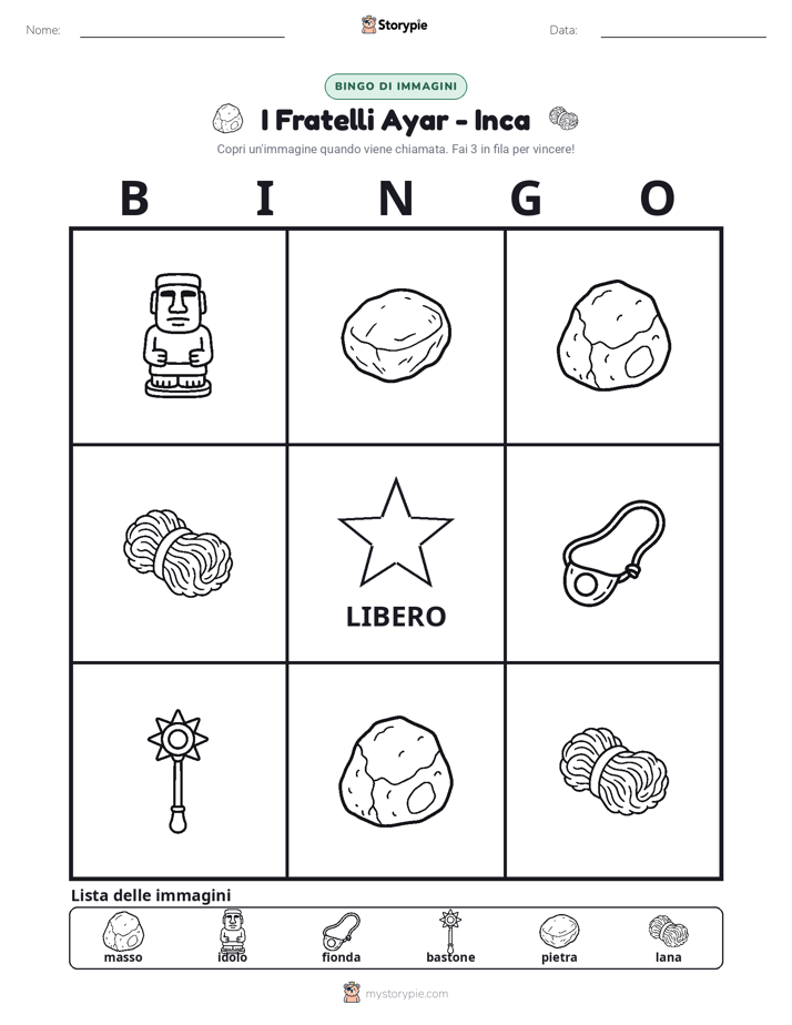 Bingo delle Immagini