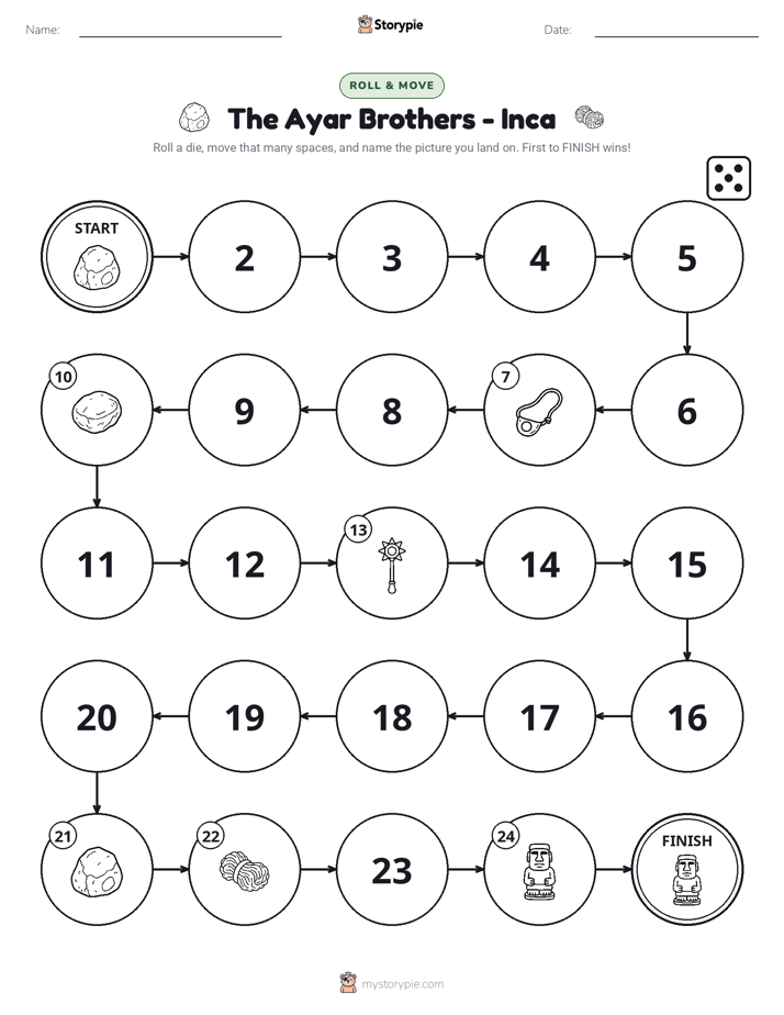 Roll & Move Game