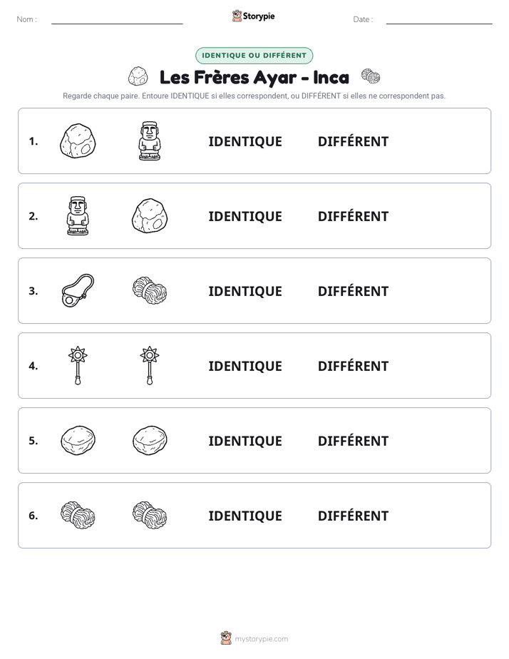Identique ou Différent