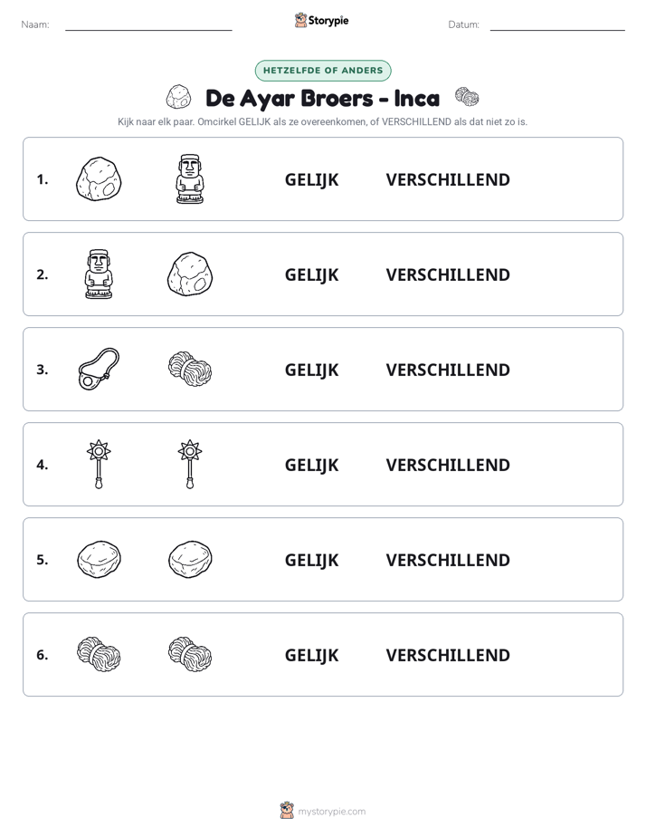 Zelfde of Verschillend
