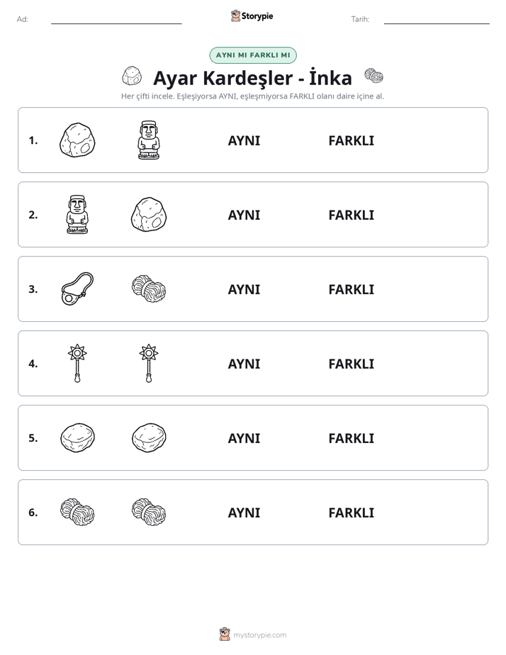 Aynı mı Farklı mı