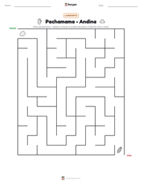 Anteprima della scheda stampabile di Pachamama - Andina