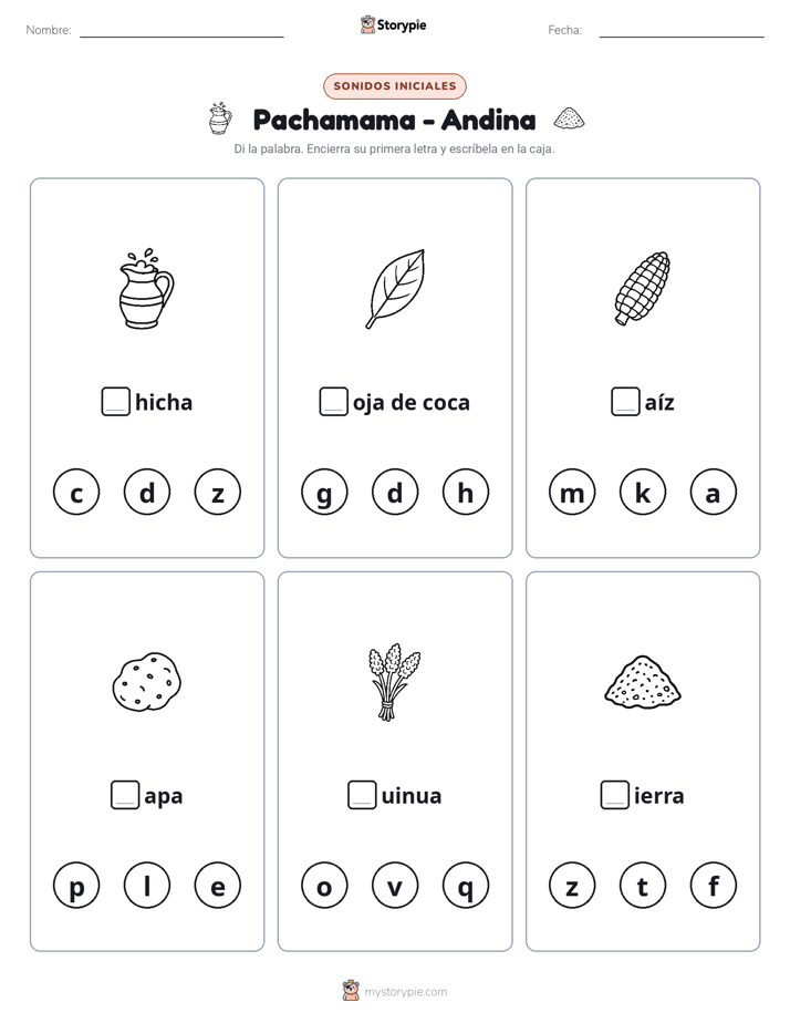 Sonidos Iniciales