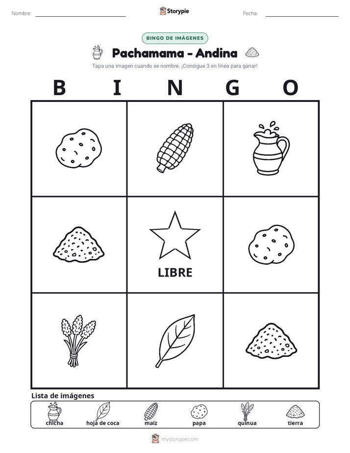 Bingo de Imágenes