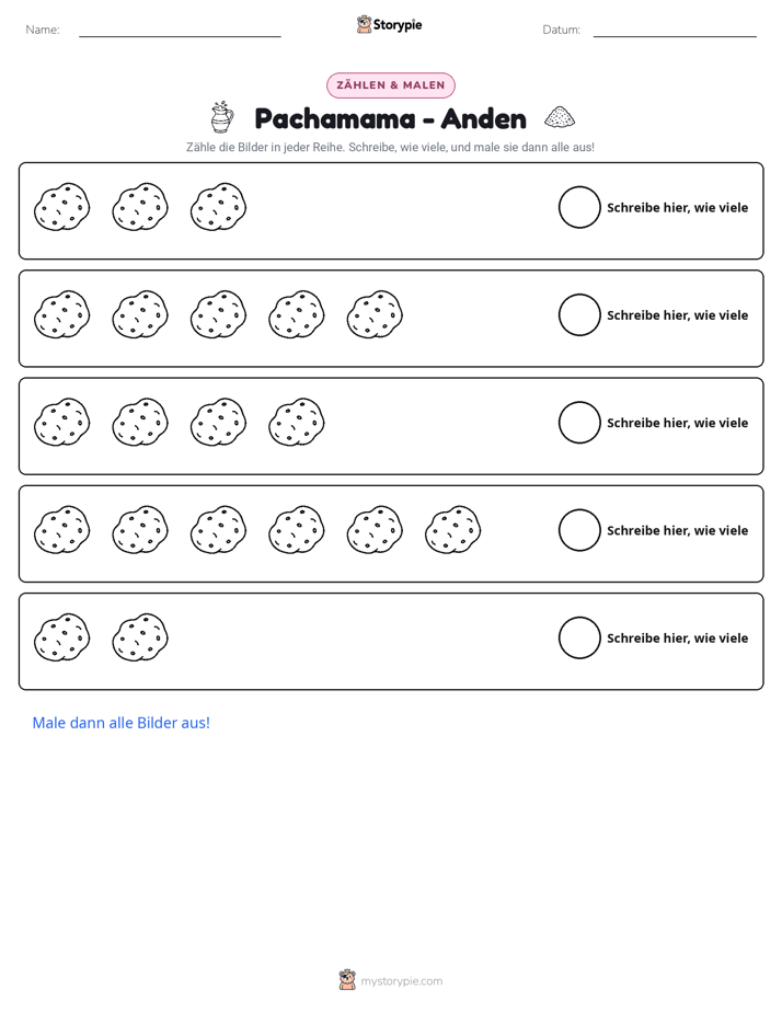 Zählen & Ausmalen
