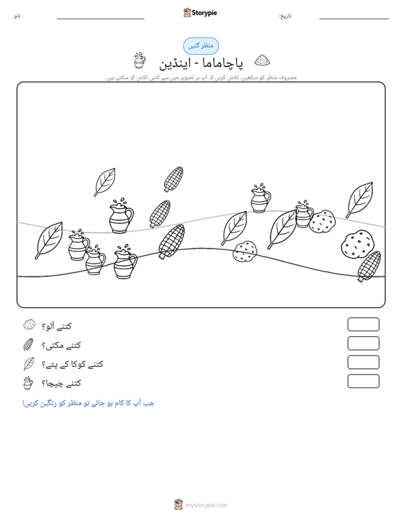 گنتی کا منظر