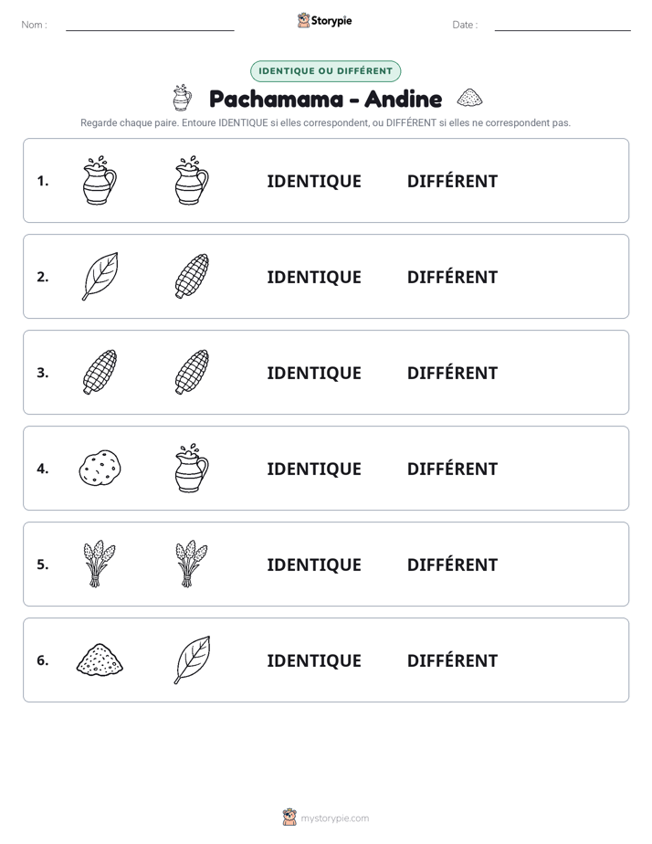 Identique ou Différent